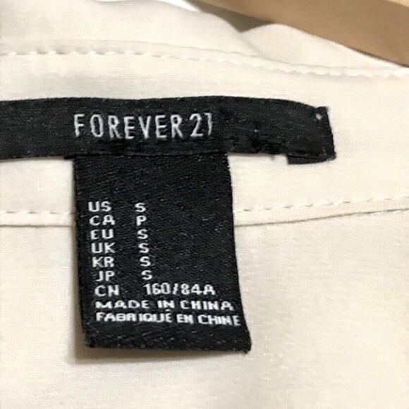 Forever 21 Pink Collared Button Down Sheer Blouse - Picture 5 of 10